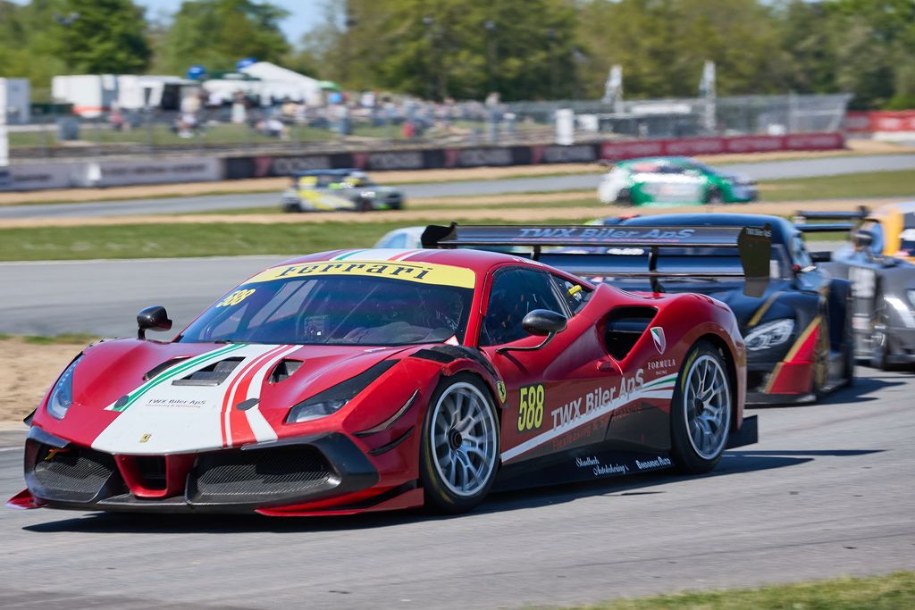 I lørdagens løb slog Torben Ingerslev alt og alle i sin Ferrari 488
(Foto: Stumpphoto)